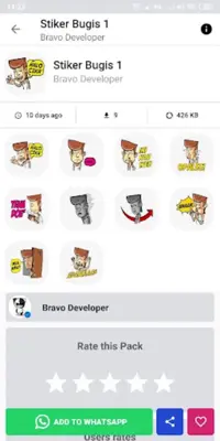 Stiker Bugis Makassar Untuk Wh android App screenshot 2